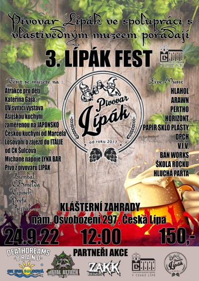 3. Pivni festival u Lípáka 2022
