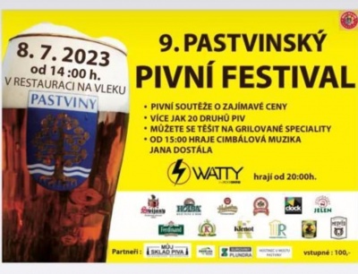 9. Pastvinský pivní festival 2023