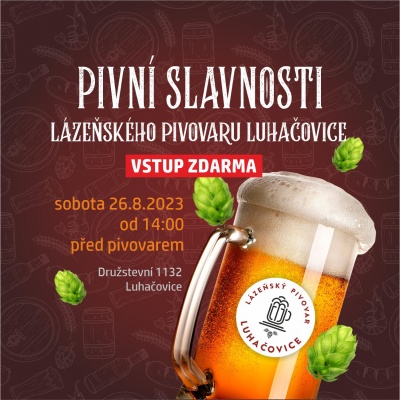 Pivní slavnosti Lázeňského pivovaru Luhačovice 2023