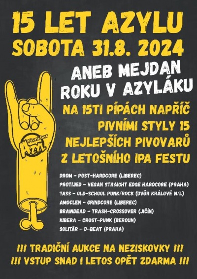 15 let Azylu aneb Mejdan roku v Azyláku 2024