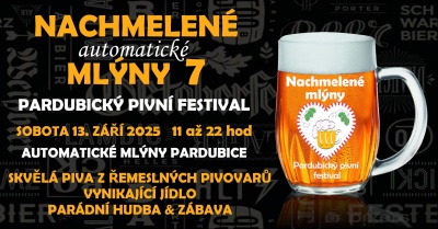 Nachmelené mlýny 2025 - Pardubický pivní festival