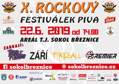 X. ročník Rockového Festiválku Piva 2019