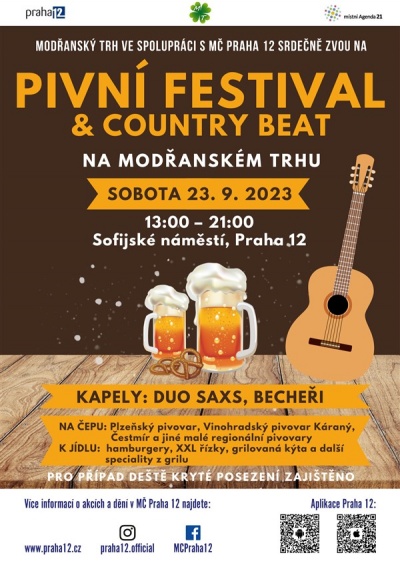 Pivní festival na Sofijském náměstí v Praze